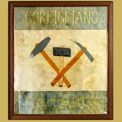 Bandiera del sindacato dei lavoratori di Gorfigliano